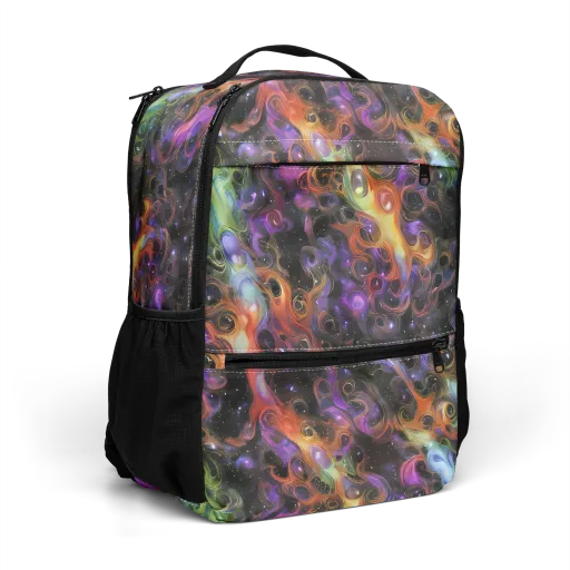 Galactic Gouache on a Utility Backpack