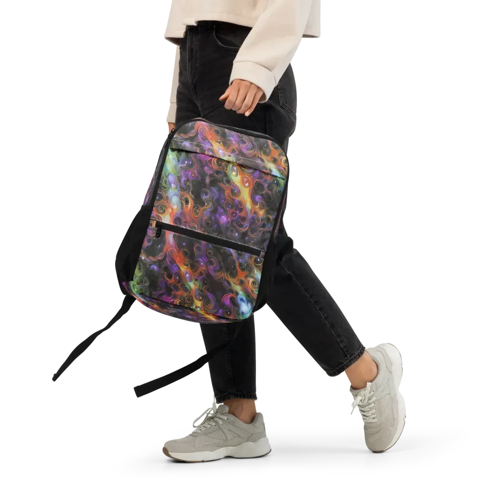 Galactic Gouache on Utility Backpack — Front