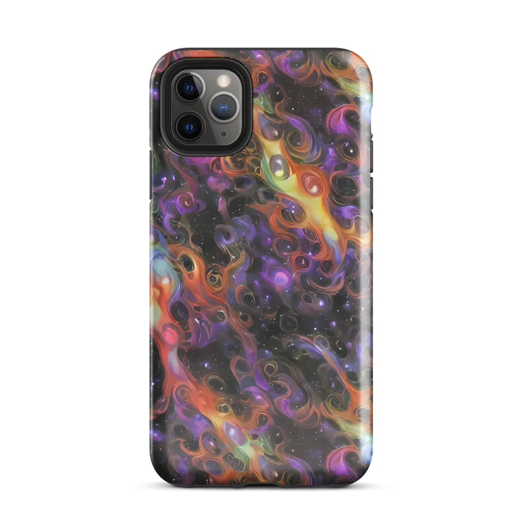Galactic Gouache on Tough Case for iPhone® — Front