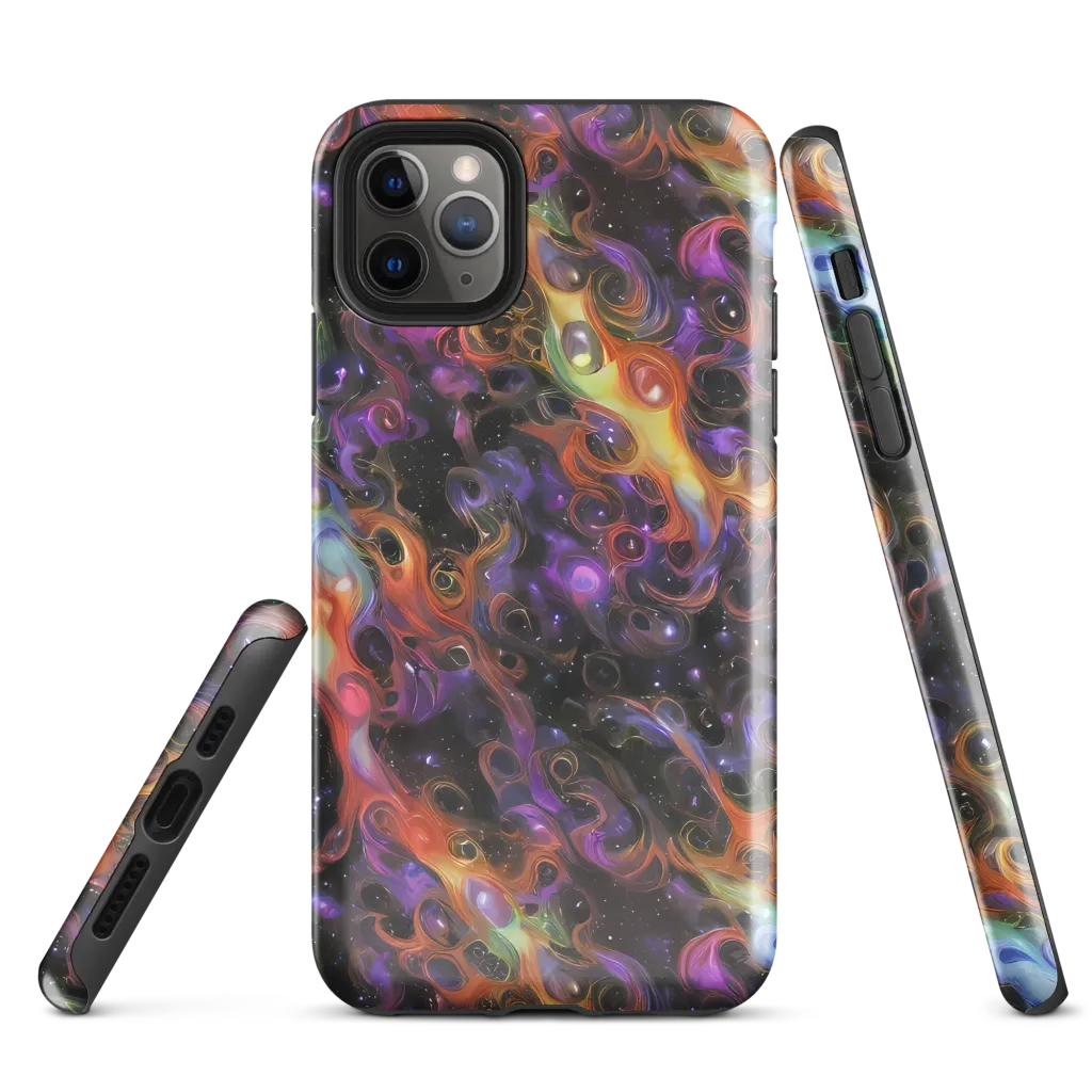 Galactic Gouache on Tough Case for iPhone® — Front