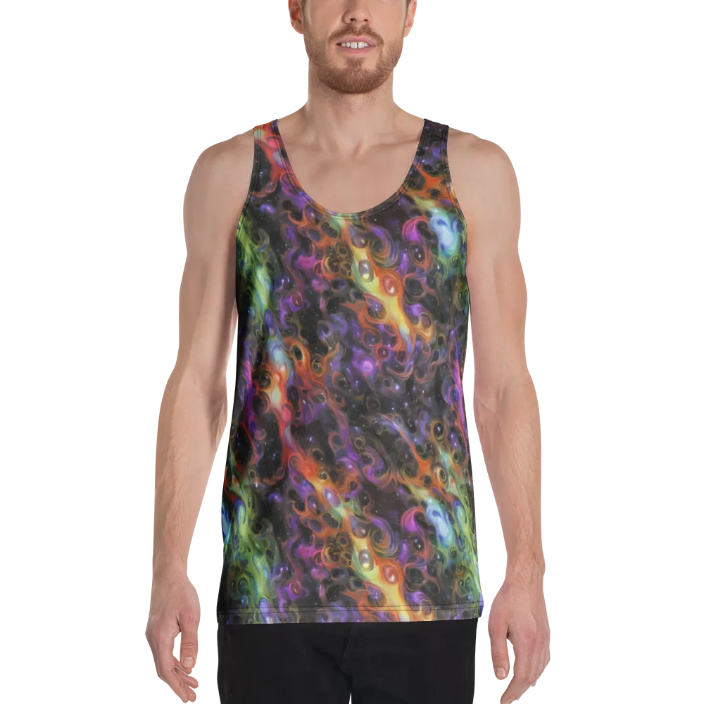 Galactic Gouache on Men's Tank Top — Front