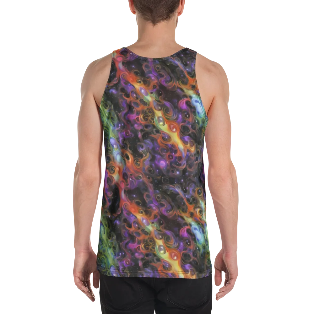 Galactic Gouache on Men's Tank Top — Back