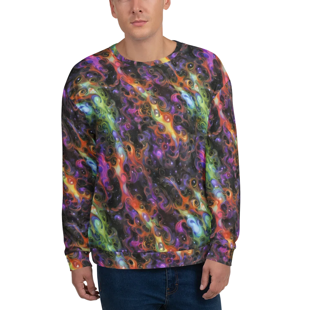 Galactic Gouache on Sweatshirt — Front