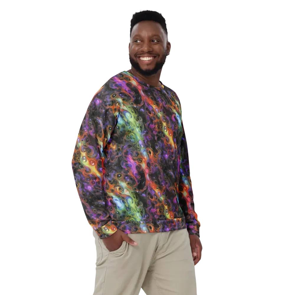 Galactic Gouache on Sweatshirt — Front