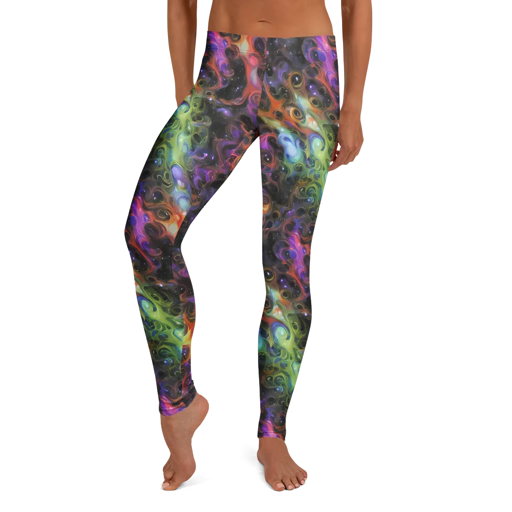 Galactic Gouache on Leggings — Front