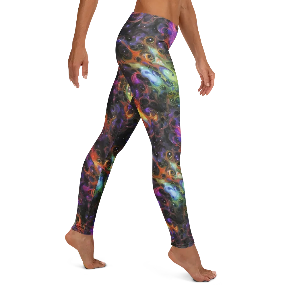 Galactic Gouache on Leggings — Right