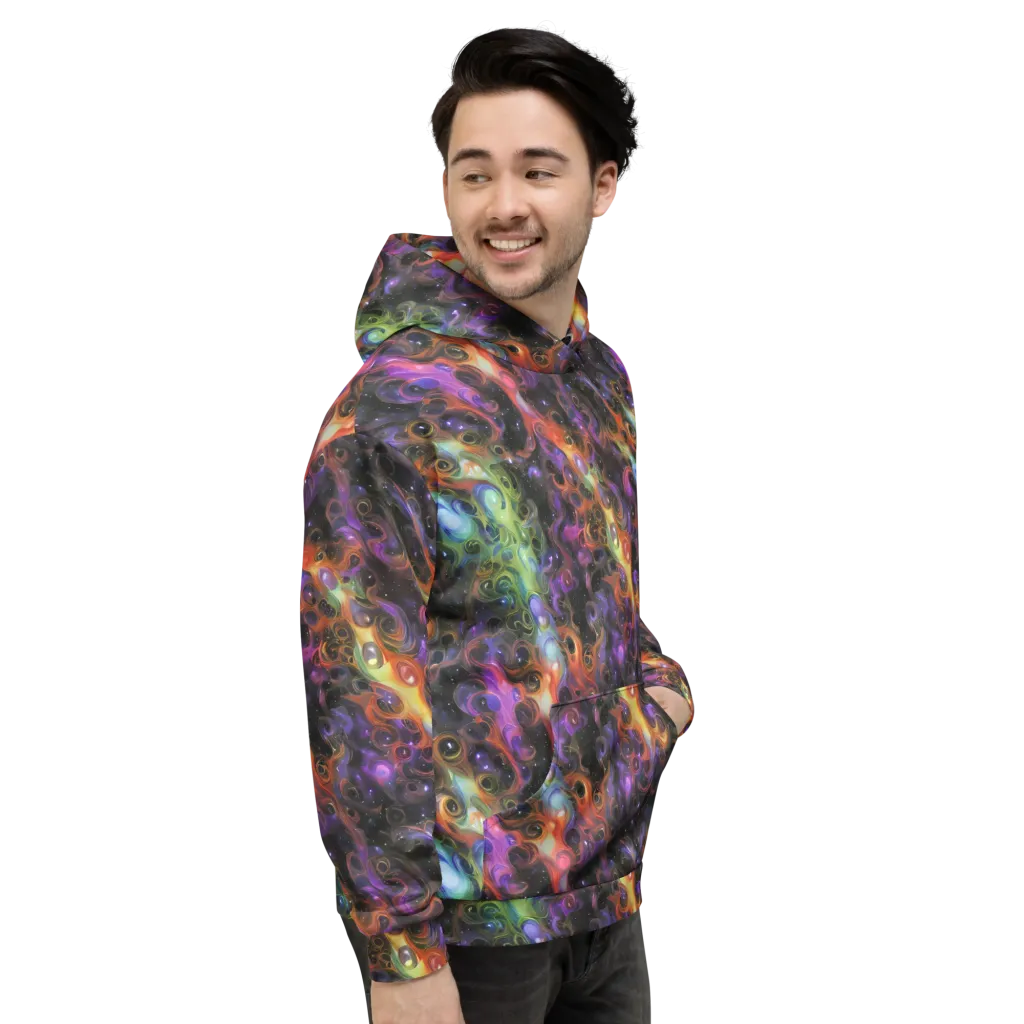 Galactic Gouache on Hoodie — Right