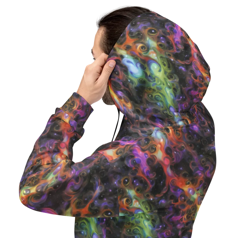 Galactic Gouache on Hoodie — Back