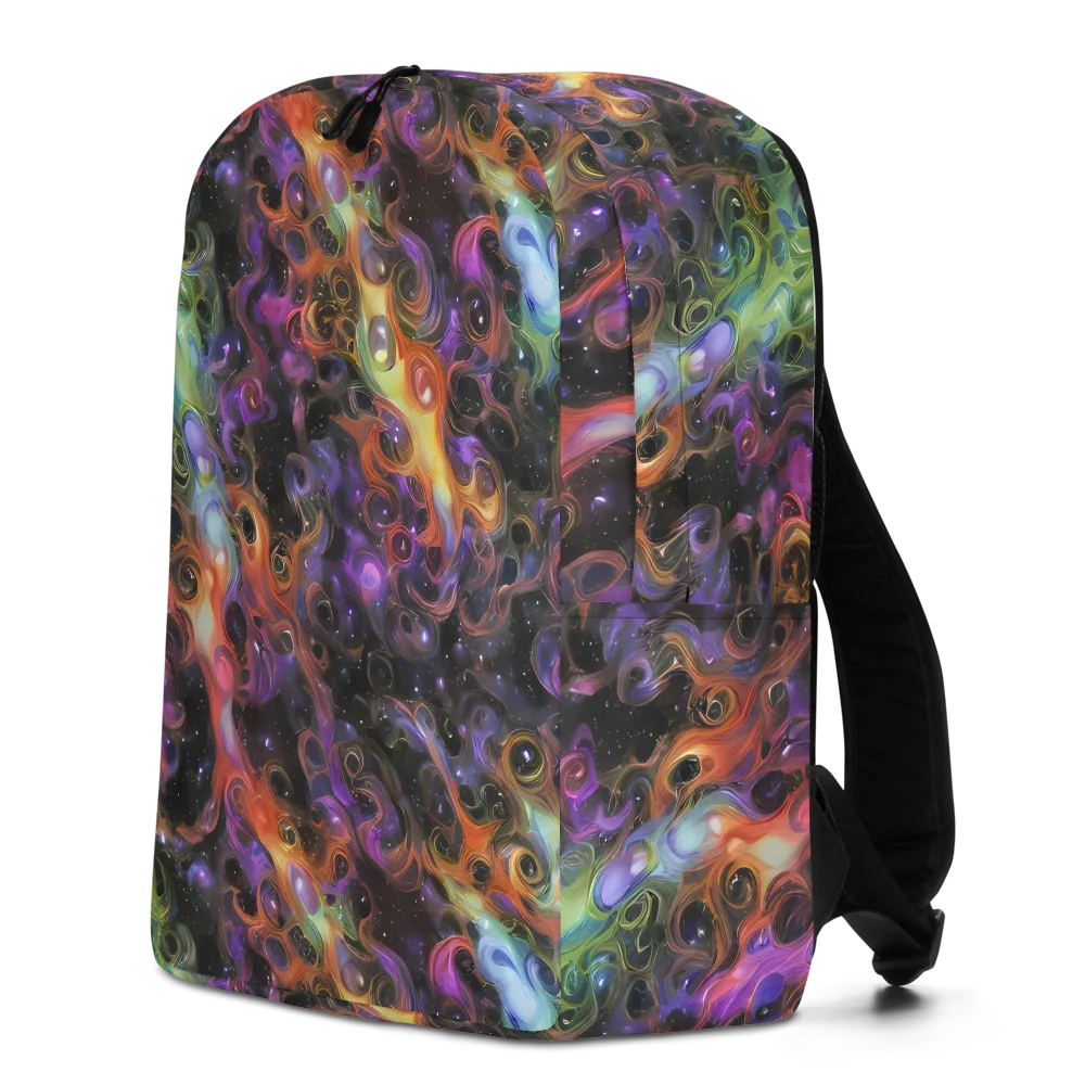 Galactic Gouache on Minimalist Backpack — Left