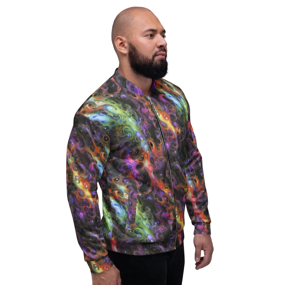 Galactic Gouache on Bomber Jacket — Right