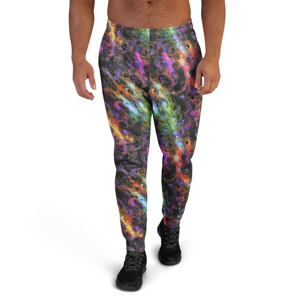 Galactic Gouache on Men's Joggers — Front