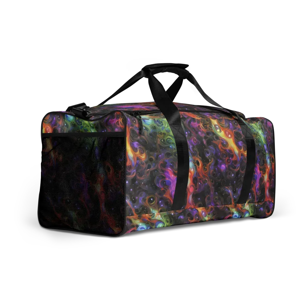 Galactic Gouache on Duffle Bag — Right Front