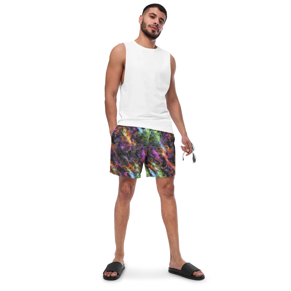 Galactic Gouache on Swim Trunks — Front