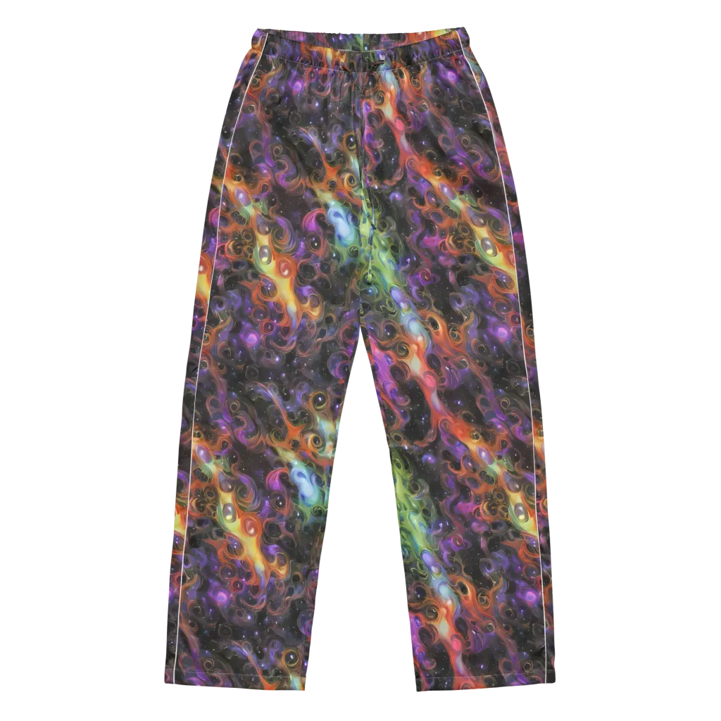 Galactic Gouache on Women's Pajama Pants — Front