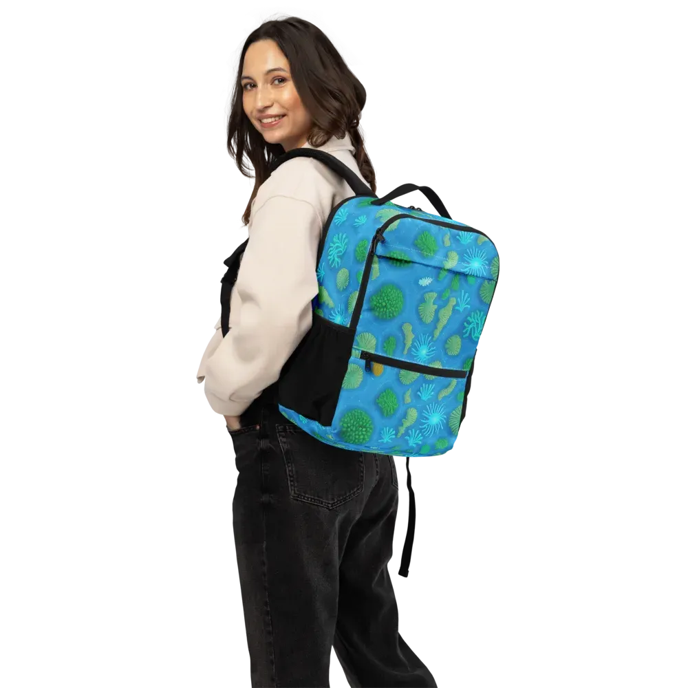 Emerald Drift on Utility Backpack — Back
