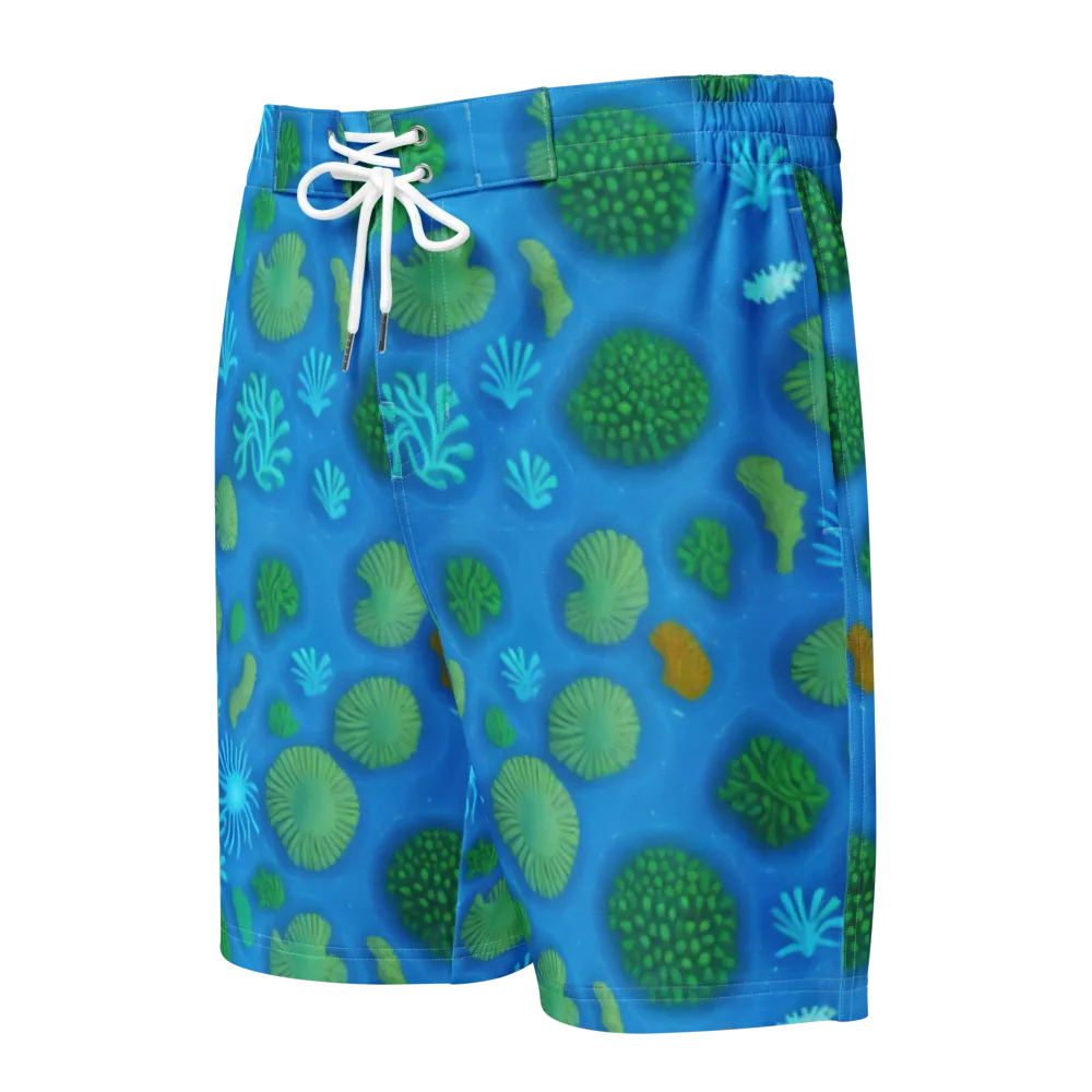 Emerald Drift on Men's Board Shorts — Front