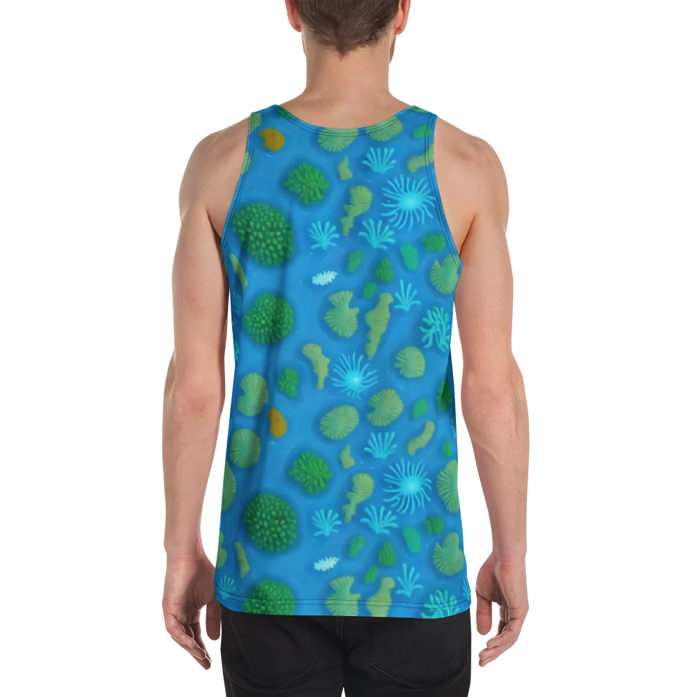 Emerald Drift on Men's Tank Top — Back