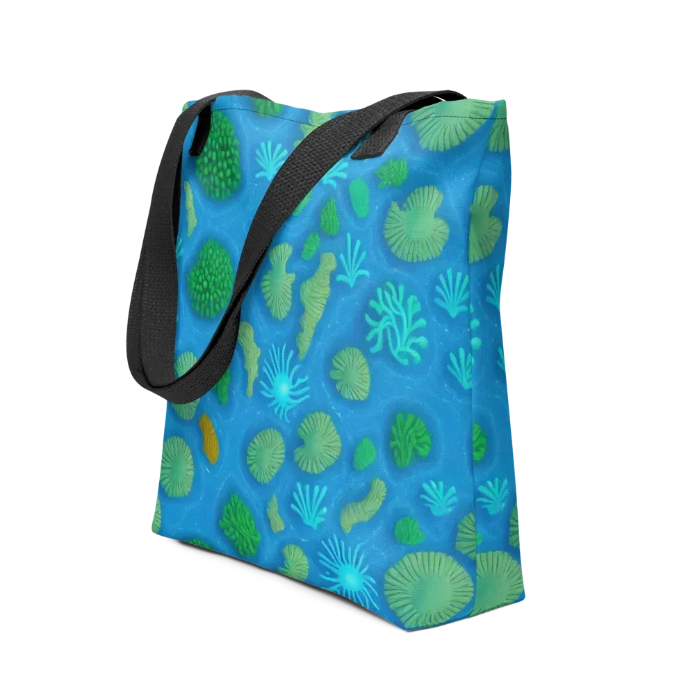 Emerald Drift on Tote Bag — Front