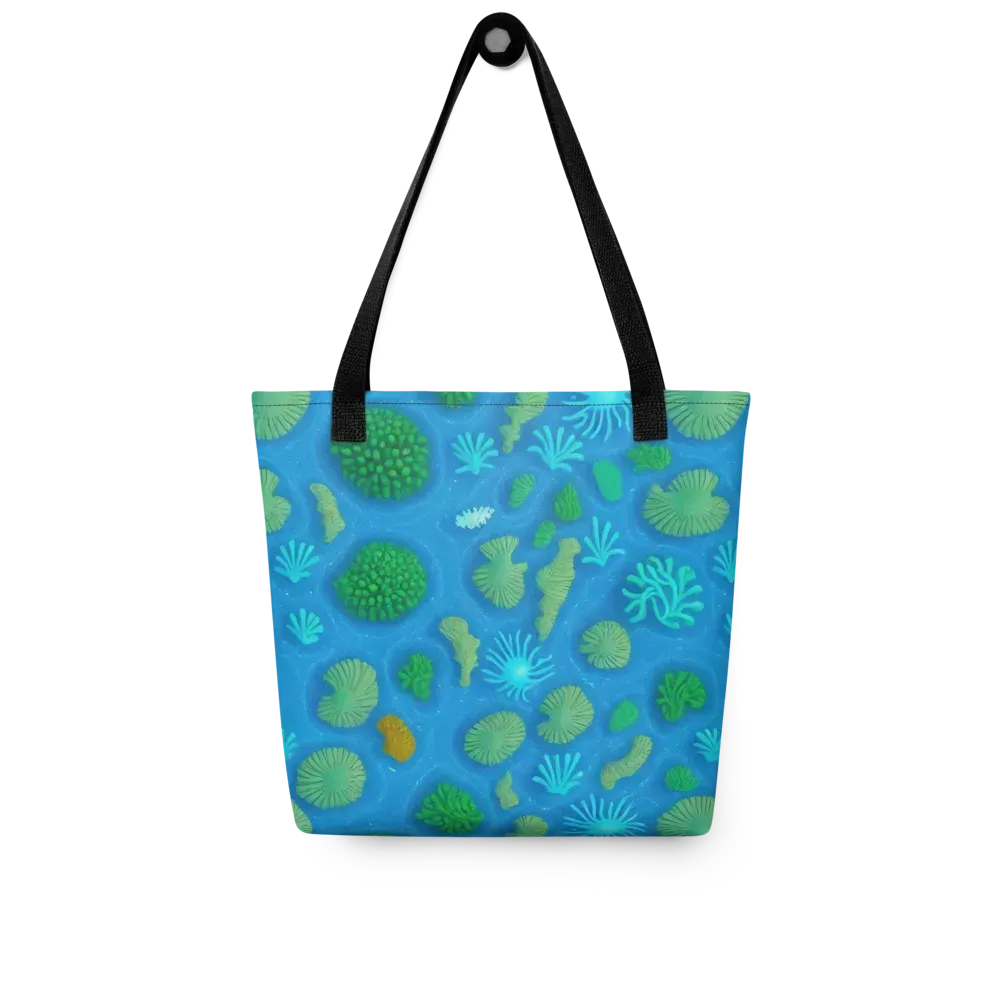 Emerald Drift on Tote Bag — Front