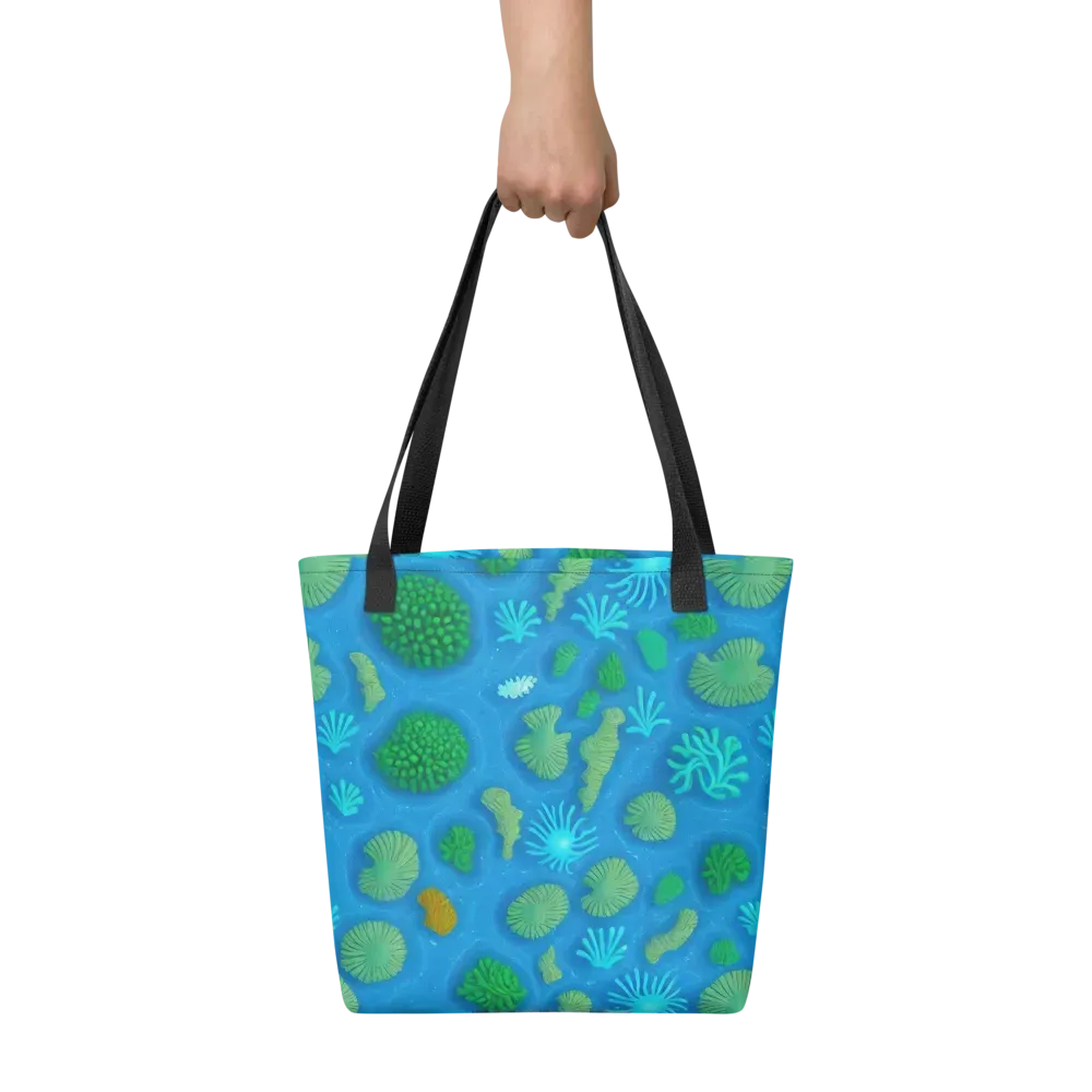 Emerald Drift on Tote Bag — Front