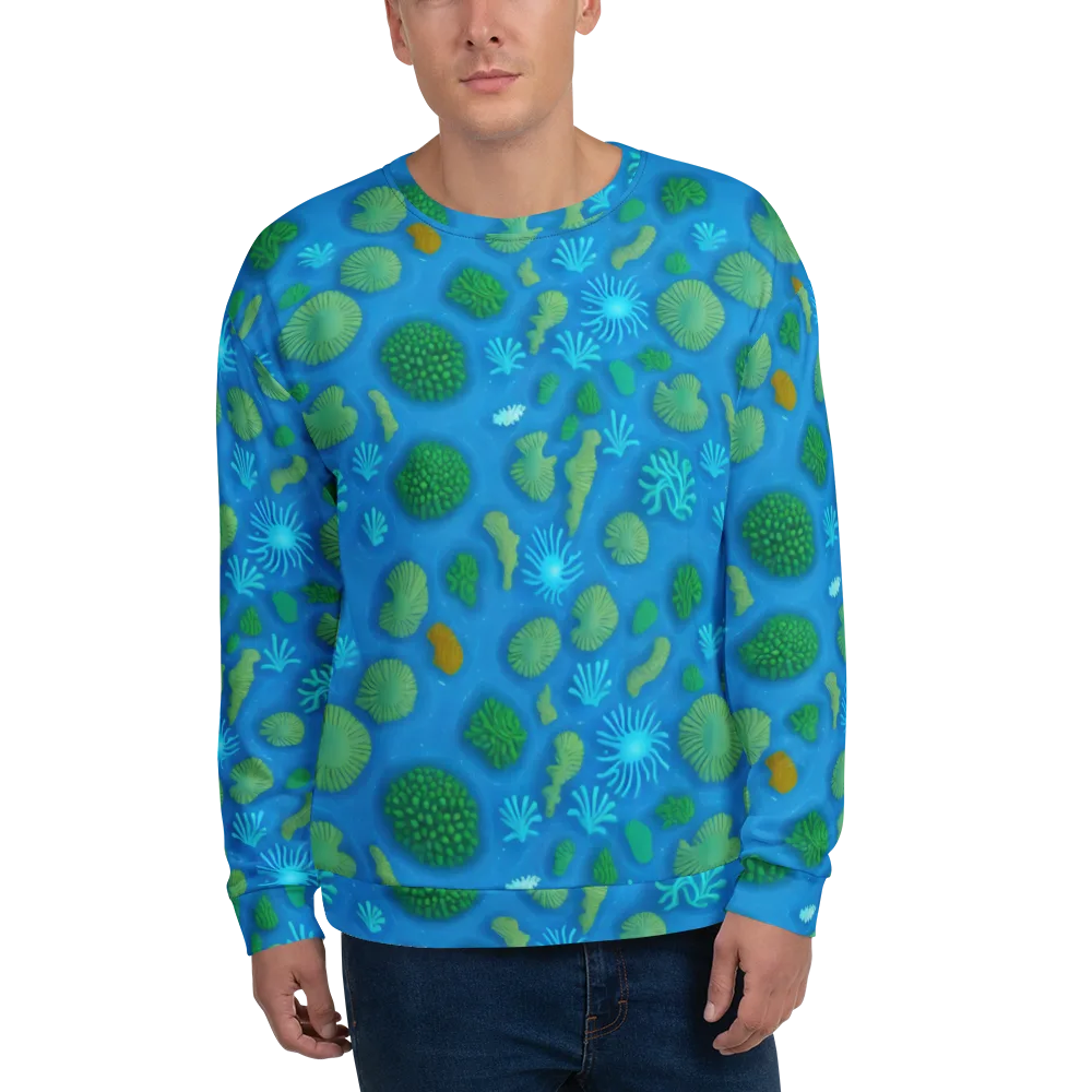 Emerald Drift on Sweatshirt — Front