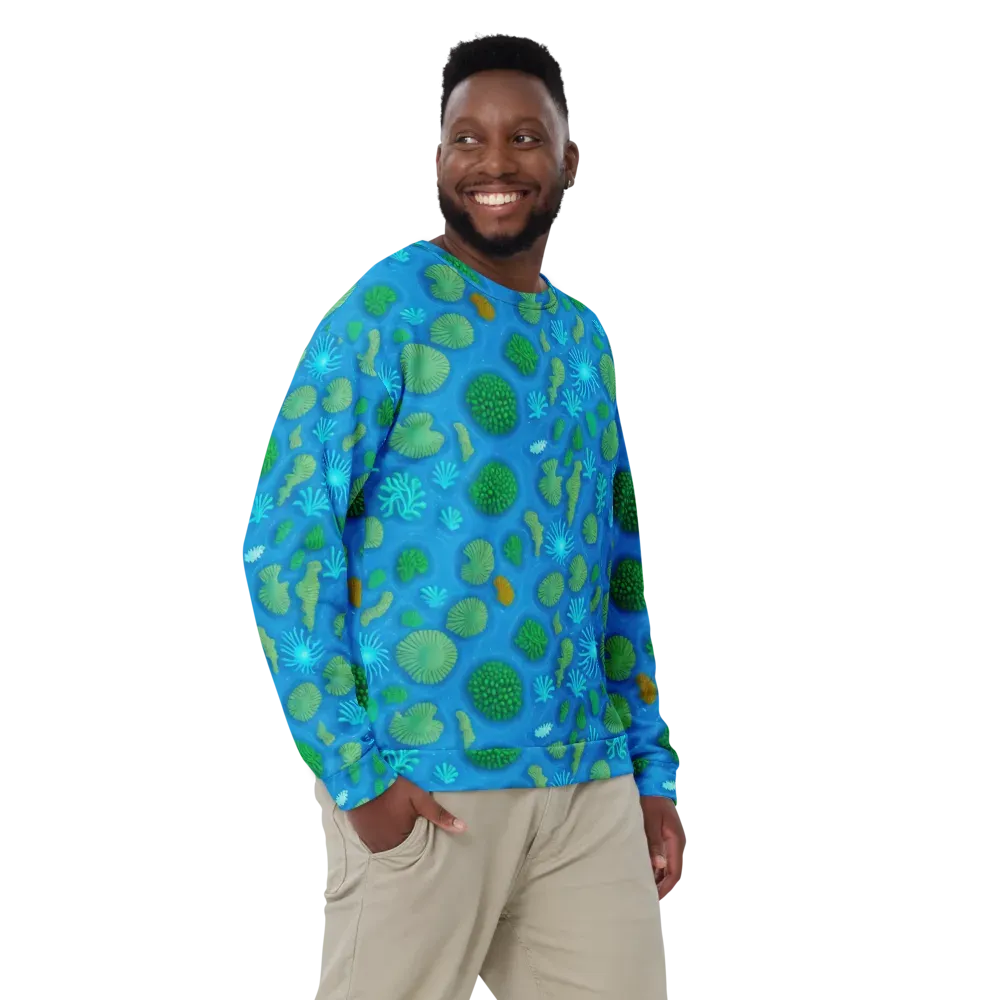 Emerald Drift on Sweatshirt — Front