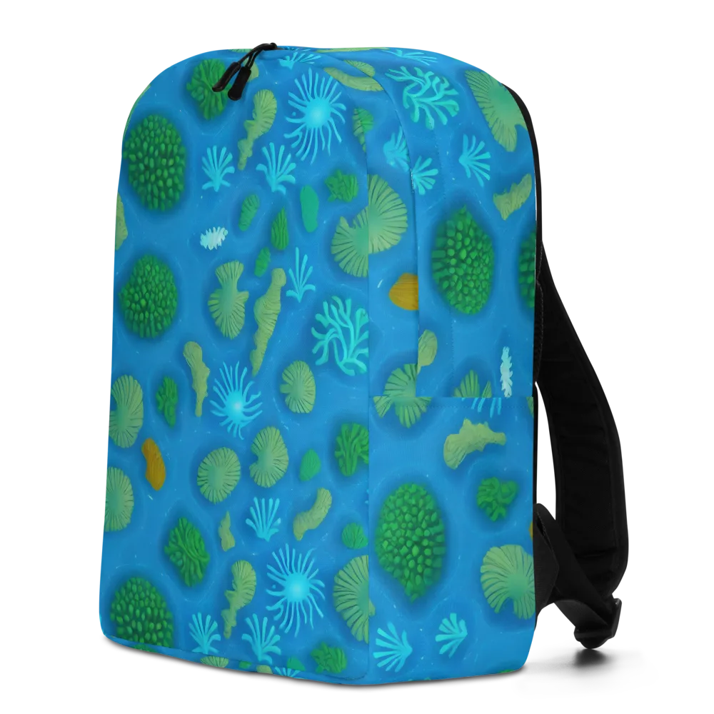 Emerald Drift on Minimalist Backpack — Left