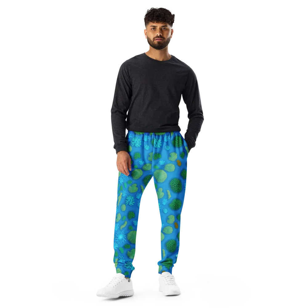 Emerald Drift on Men's Joggers — Front