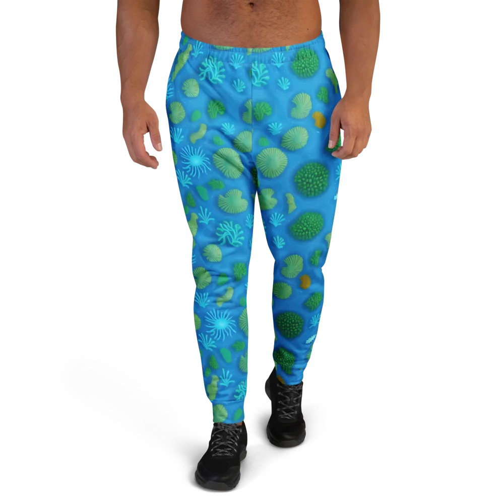 Emerald Drift on Men's Joggers — Front