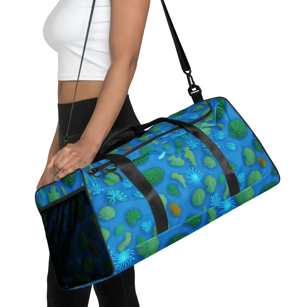 Emerald Drift on Duffle Bag — Front