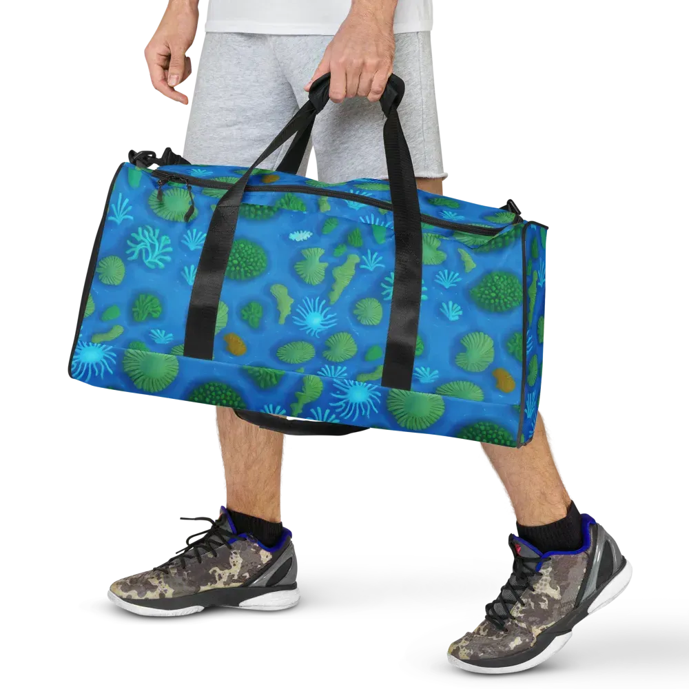Emerald Drift on Duffle Bag — Front