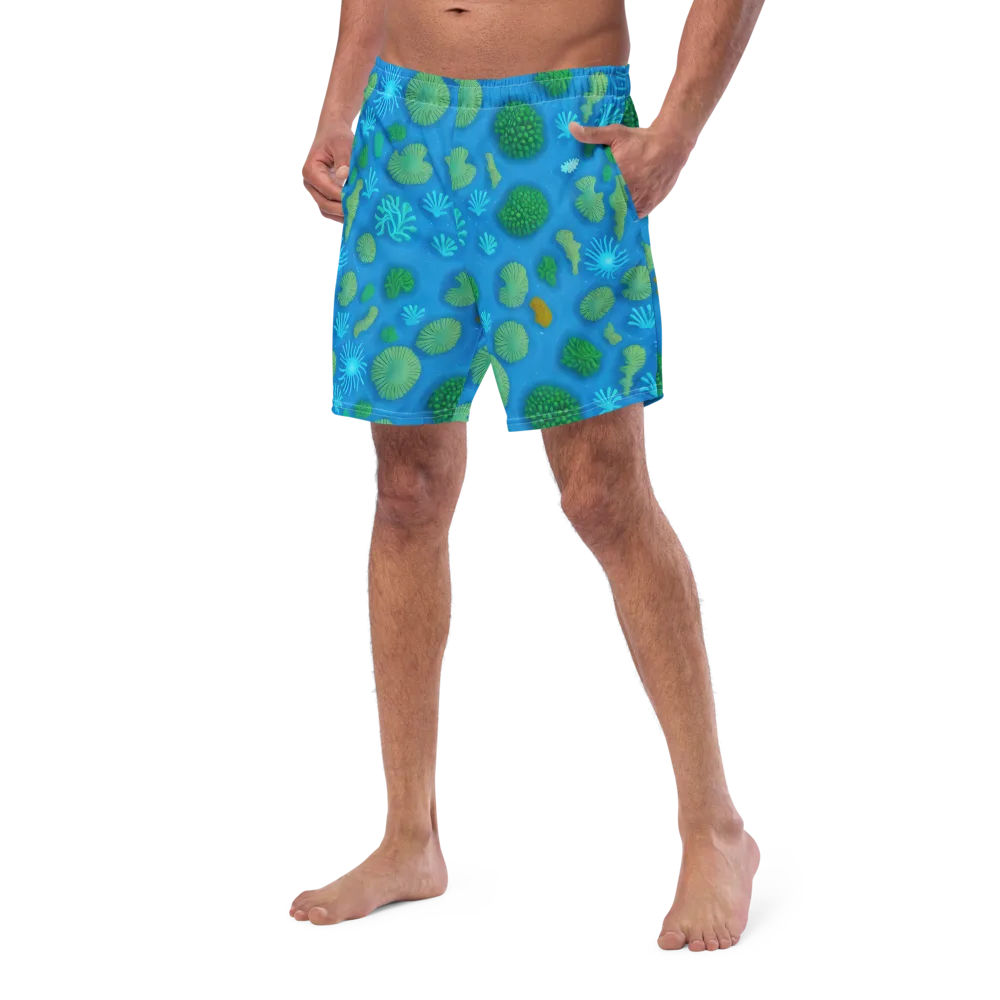 Emerald Drift on Swim Trunks — Left Front