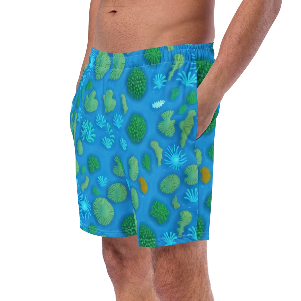 Emerald Drift on Swim Trunks — Left Front