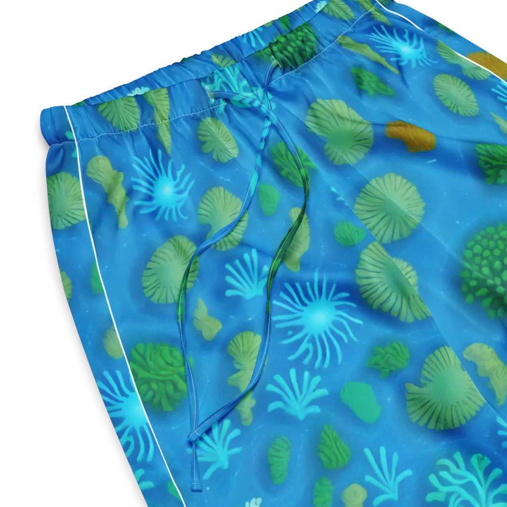 Emerald Drift on Women's Pajama Pants — Product details