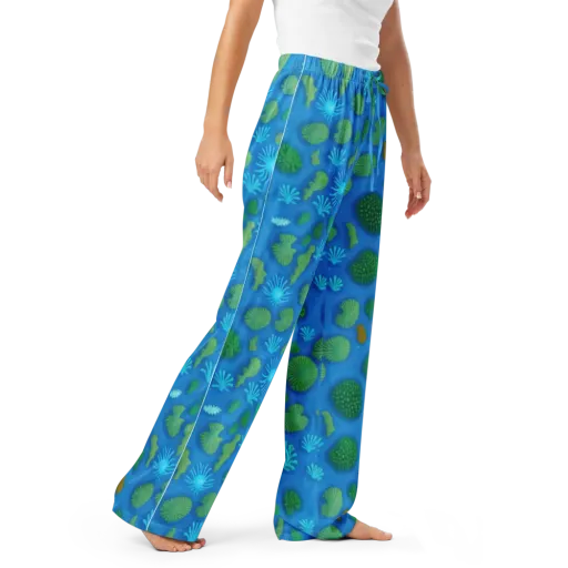 Emerald Drift on a Women's Pajama Pants
