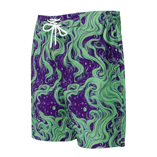 Amethyst Drift on a Men's Board Shorts