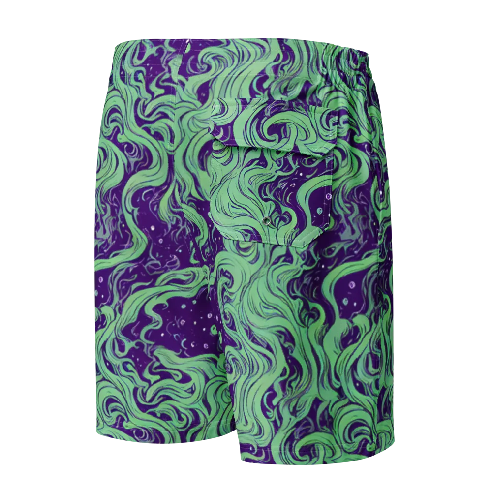 Amethyst Drift on Men's Board Shorts — Back