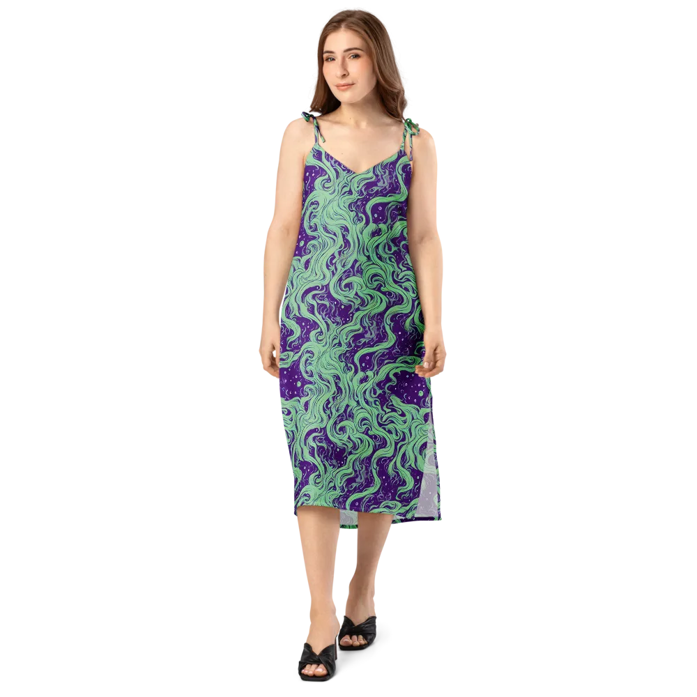 Amethyst Drift on Slip Dress — Front