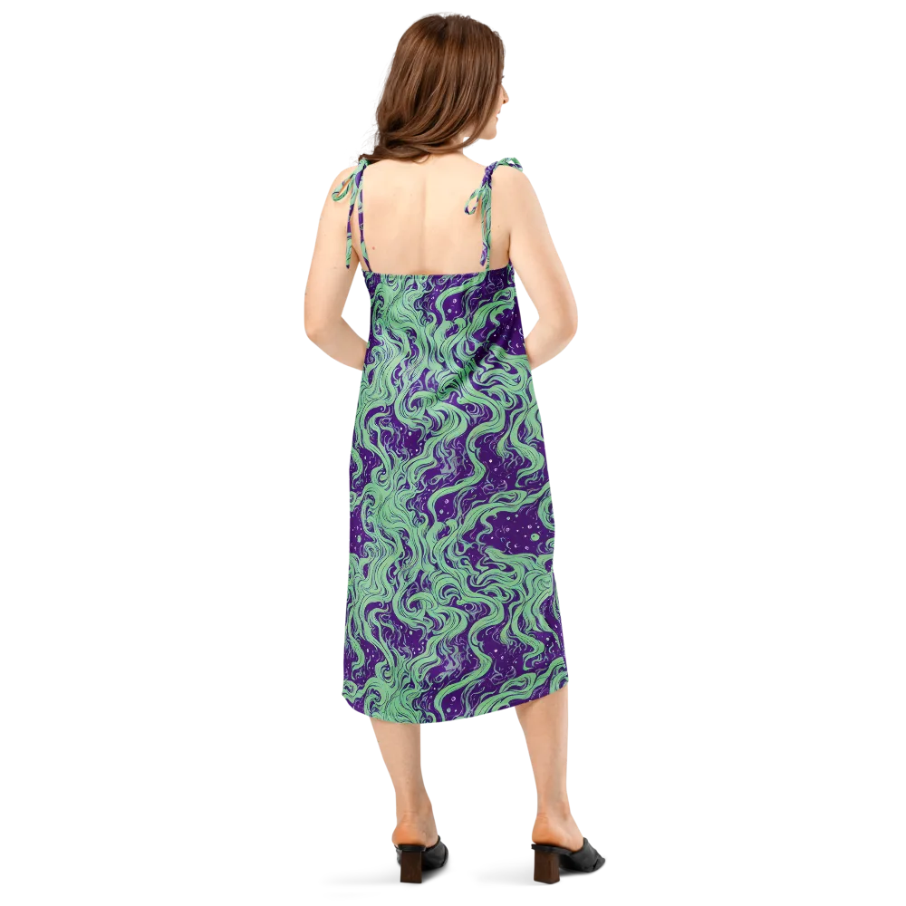Amethyst Drift on Slip Dress — Back