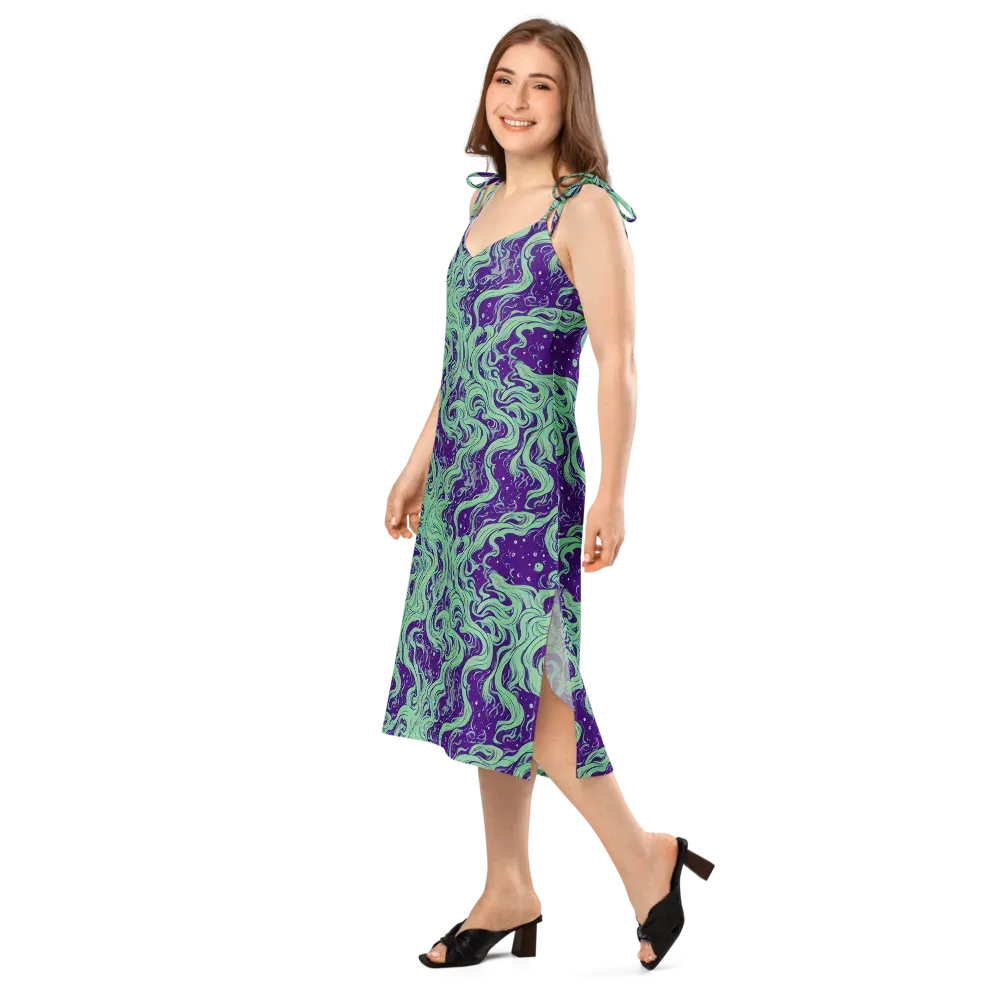 Amethyst Drift on Slip Dress — Left Front
