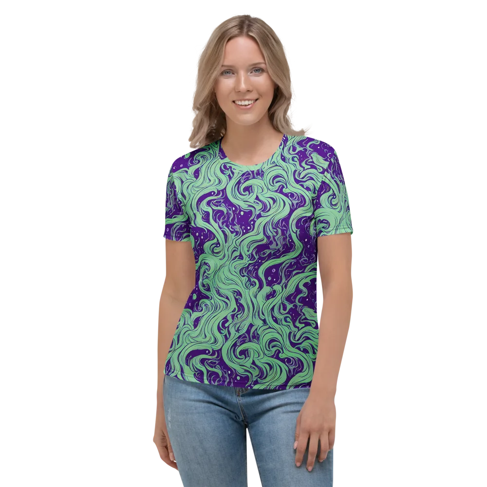 Amethyst Drift on Women's Crew Neck T-Shirt — Front