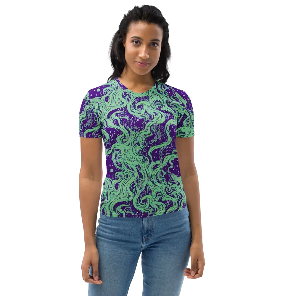 Amethyst Drift on Women's Crew Neck T-Shirt — Front