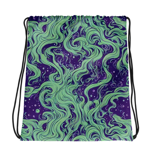 Amethyst Drift on a Drawstring Bag