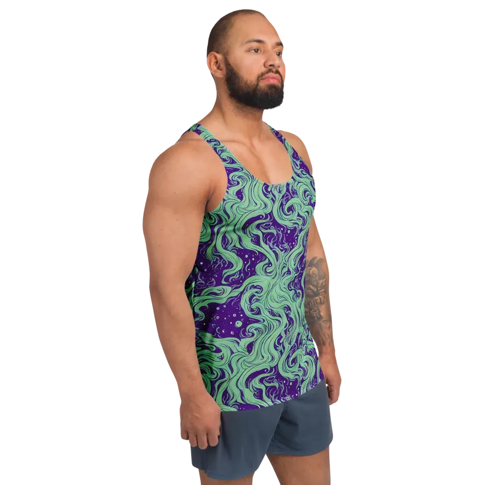 Amethyst Drift on Men's Tank Top — Right Front