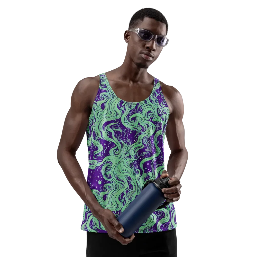 Amethyst Drift on Men's Tank Top — Front