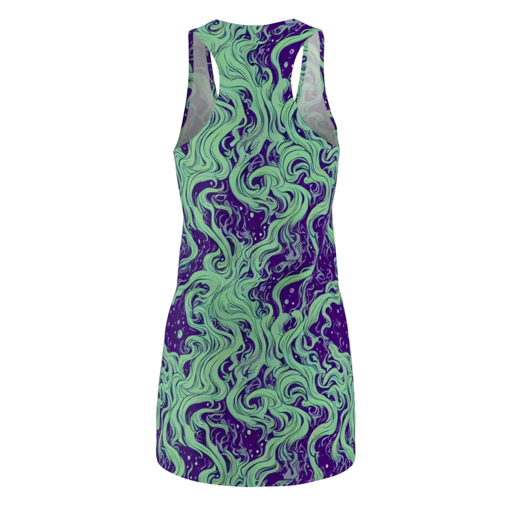 Amethyst Drift on Racerback Dress — Back