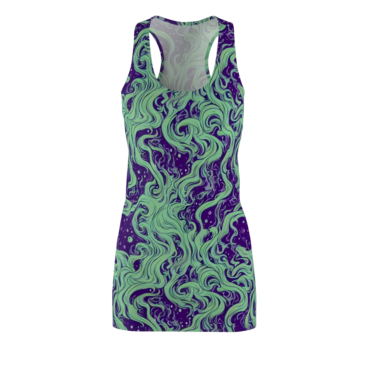 Amethyst Drift on Racerback Dress — Front