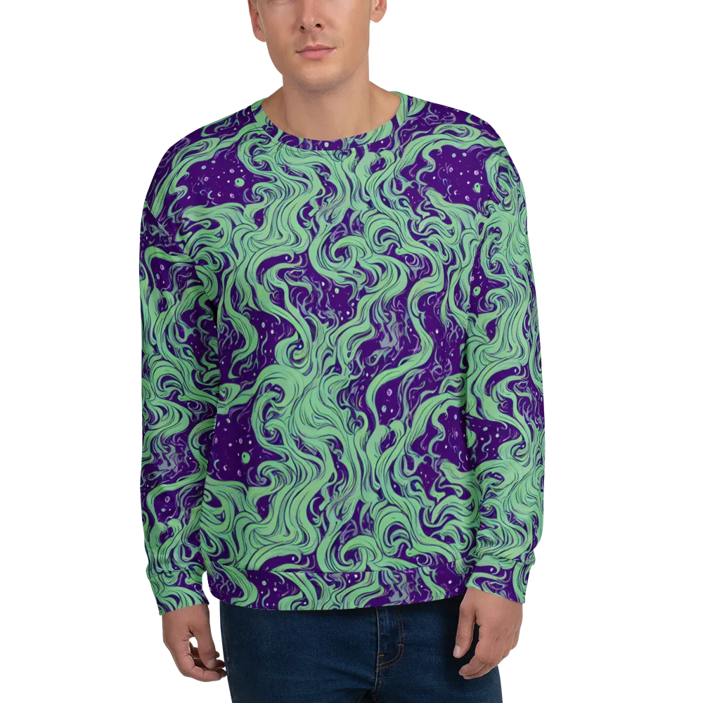 Amethyst Drift on Sweatshirt — Front