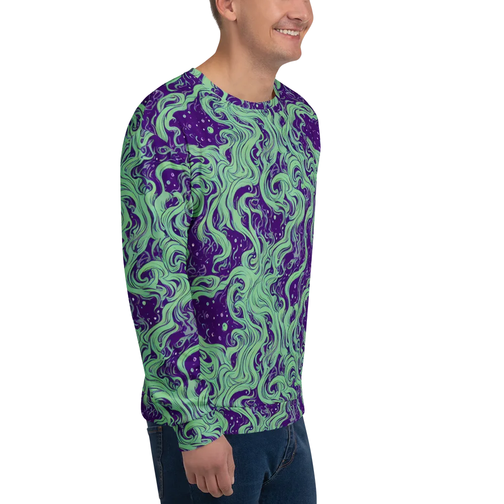 Amethyst Drift on Sweatshirt — Right Front