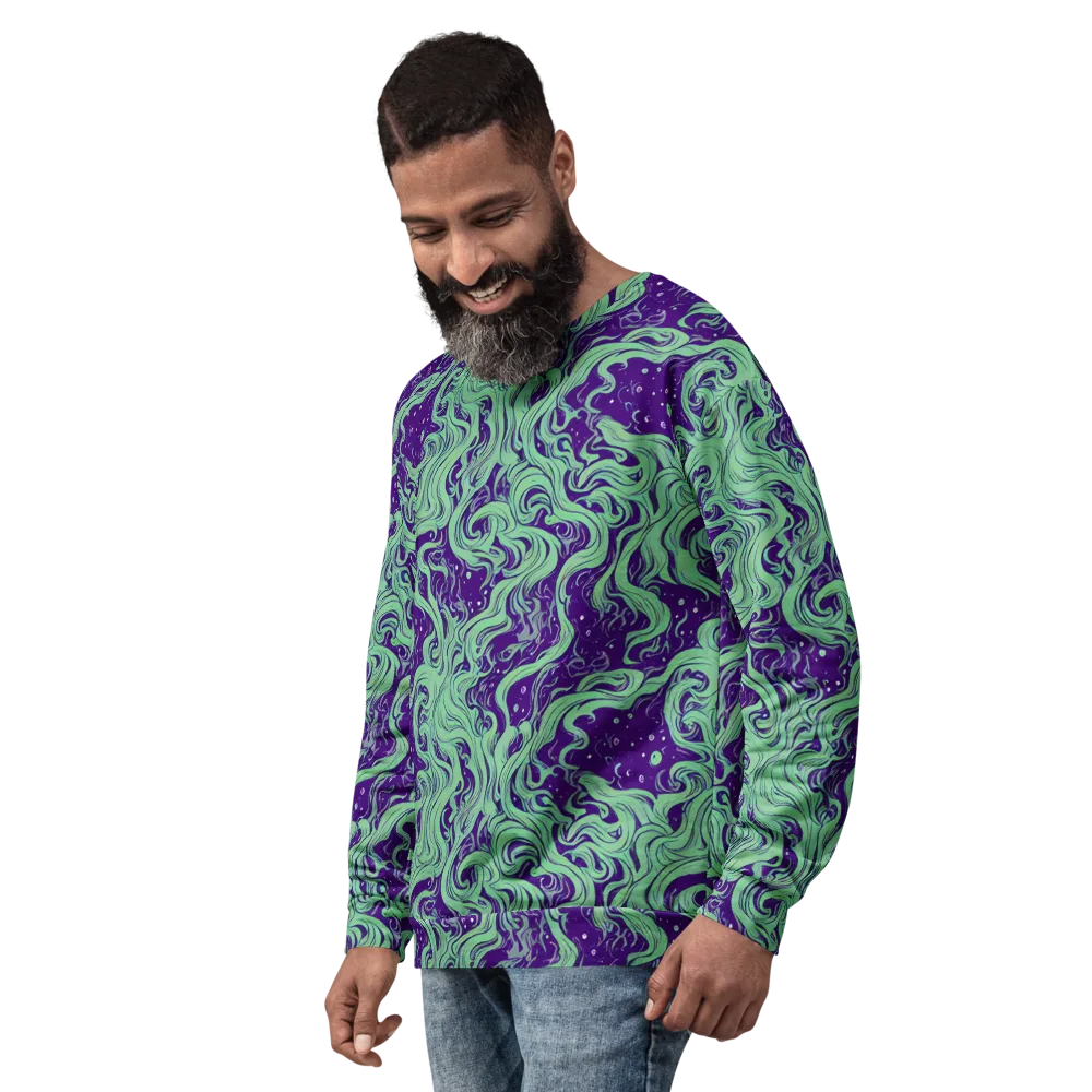 Amethyst Drift on Sweatshirt — Left Front
